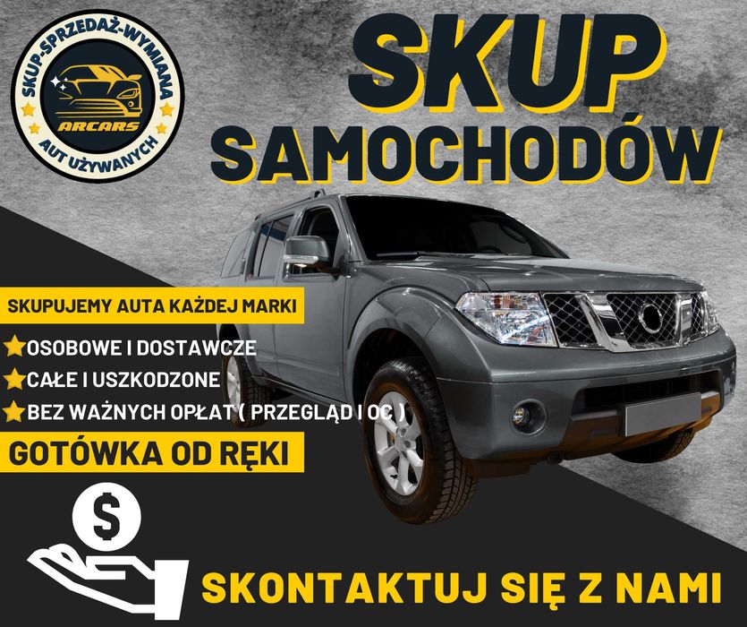 SKUP AUT/ skup samochodów / NAJLEPSZE STAWKI ekspresowy dojazd lawetą!