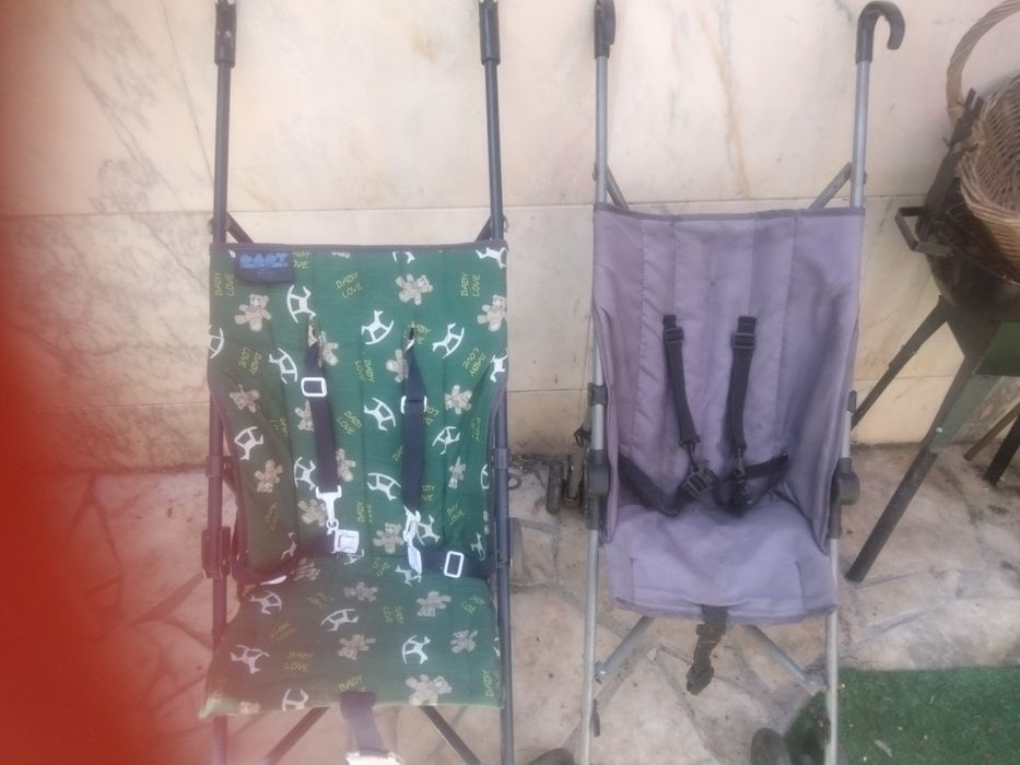 Cadeira papa + carro bebe 15€