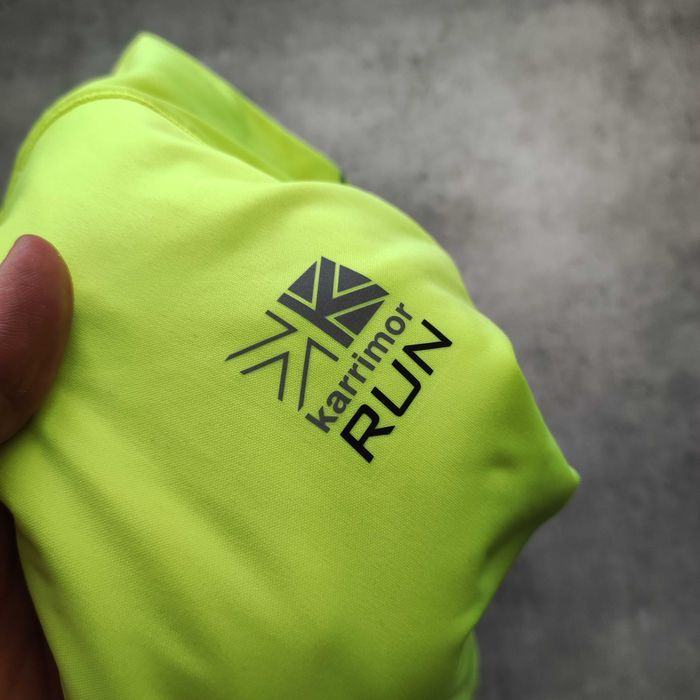MĘSKA Bluza PREMIUM Suwak Wiatrówka z Kapturem Karrimor Run XLite Logo