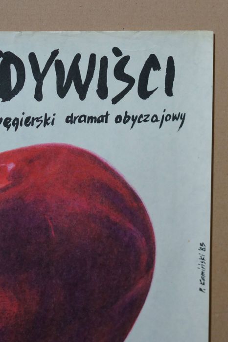 Stary Plakat studyjny - Recydywiści 1983 r.
