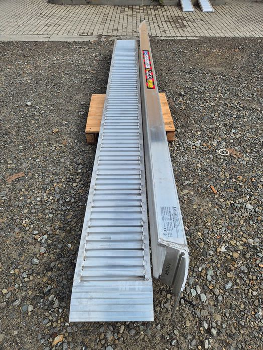 Najazdy Aluminiowe 3,5m/3,5T włoskie najazdy, dostawa 1-2 dni robocze