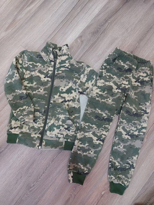 Камуфляжний костюм, дитячий комплект піксель, дитячі камуфляжні штани