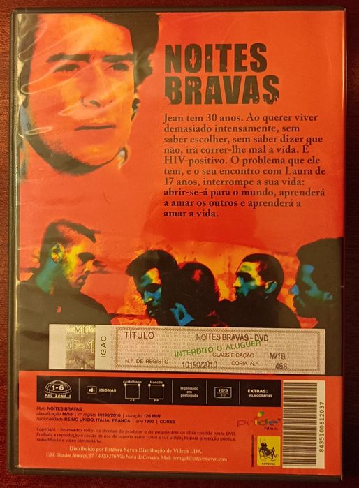 "Noites Bravas" de Cyril Collard RARO