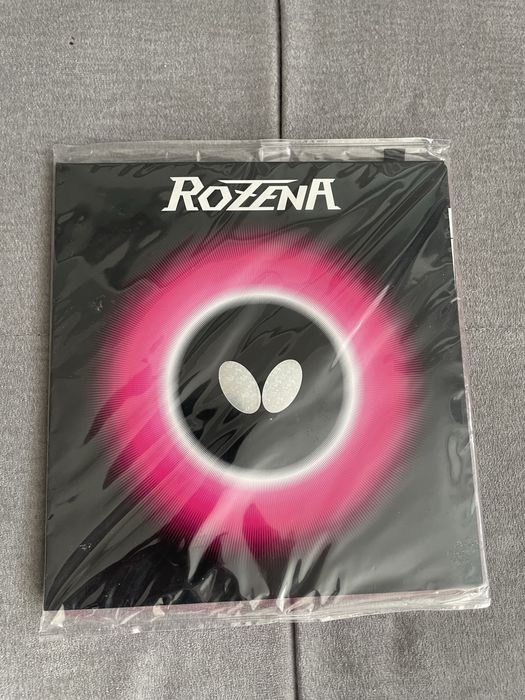 Okładzina Butterfly Rozena 2.1 czerwona i czarna.