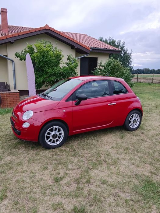 Fiat 500 Fiat 500 Piękna cz CZERWIEŃ 147 tys km KLIMA