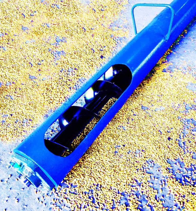 Шнековый погрузчик с подборщиком, транспортер гвинтовий, конвеєр, шнек