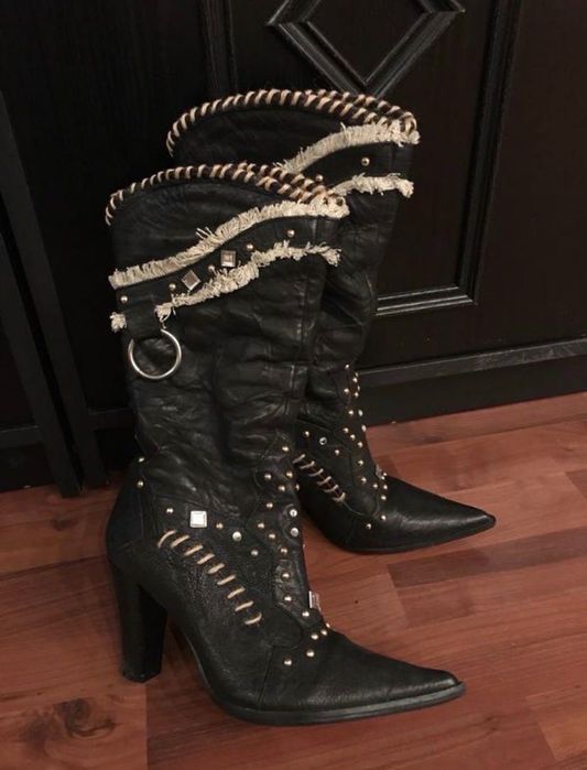 Кожа натур  сапоги  р 37