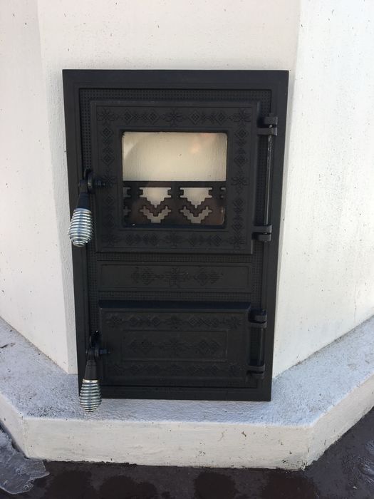 Двері зі склом печі,пічні арочні дверцята,барбекю,арка, печная дверца