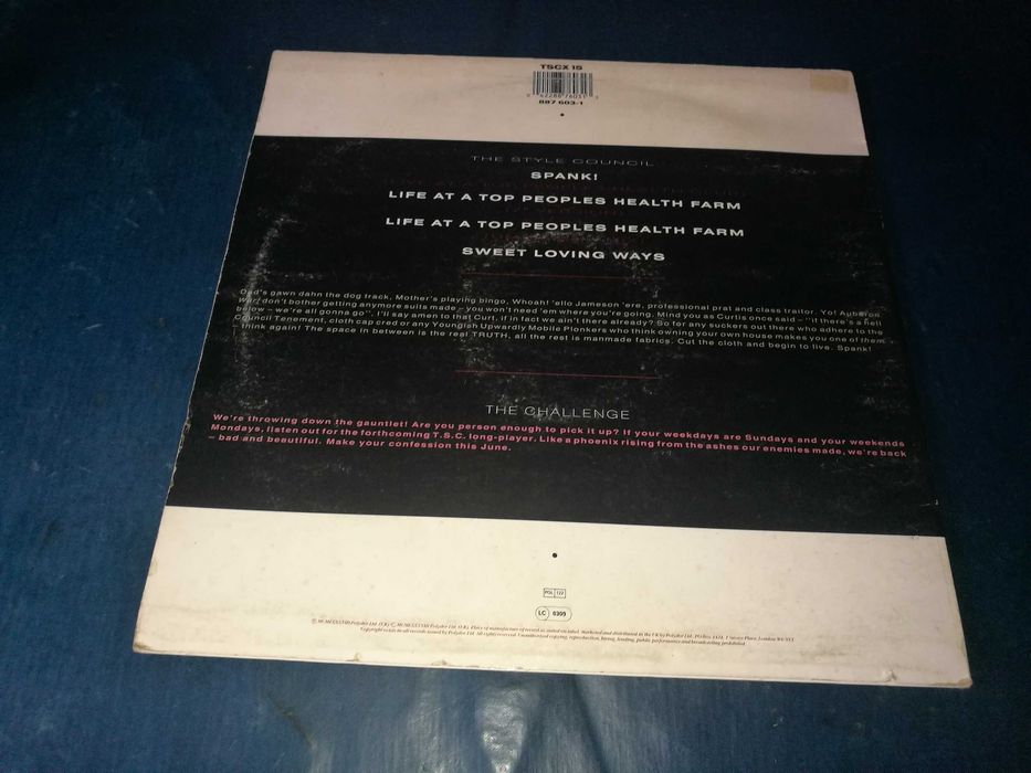THE STYLE COUNCIL - Life At a People Health Farm MAXI