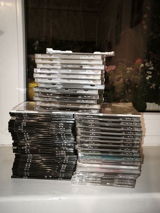 pudełka na płyty CD +65 sztuk