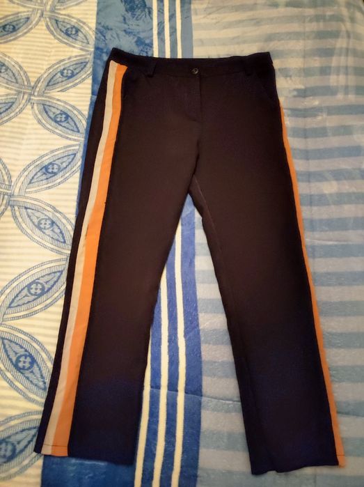 Calças clássicas pretas tamanho M
