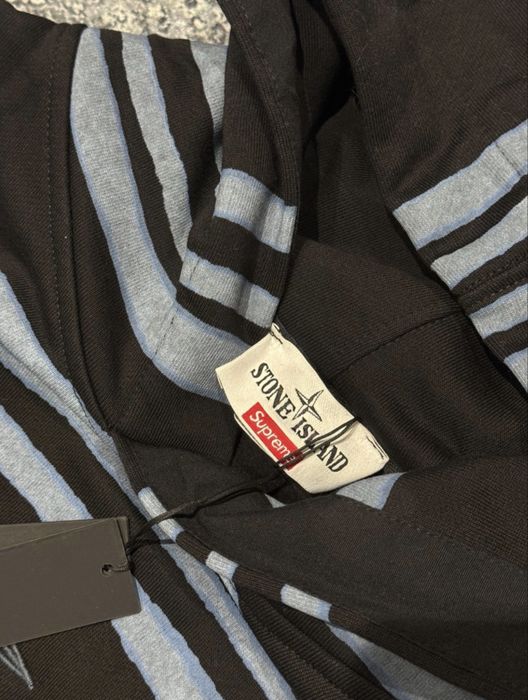 Худі stone island x supreme / stone island supreme