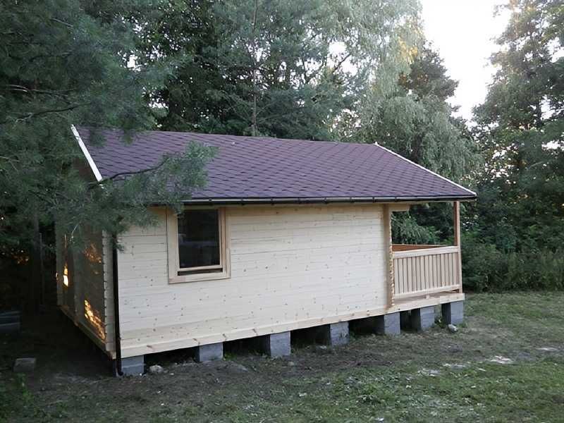DOMEK JADWIGA Letniskowy 5,2x7,2m BAL 44mm 2 Pokoje PROJEKT NA WYMIAR