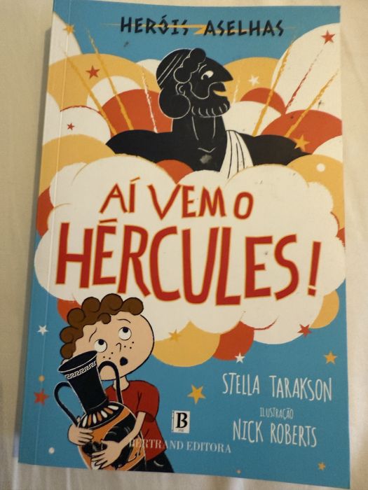 Livro Novo sem uso “Aí vem o Hércules”, colecão Heróis Aselhas.