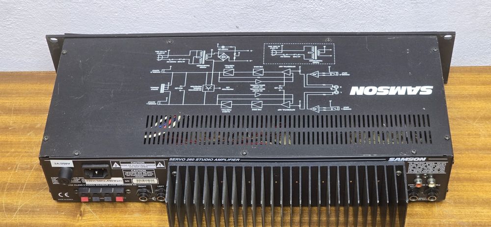 Samson Servo 260 Studyjna końcówka mocy 2x90W 8ohm 2x130W 4ohm