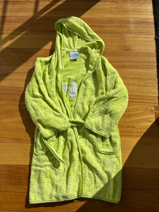 Children's Green-Toned Swimming Robe