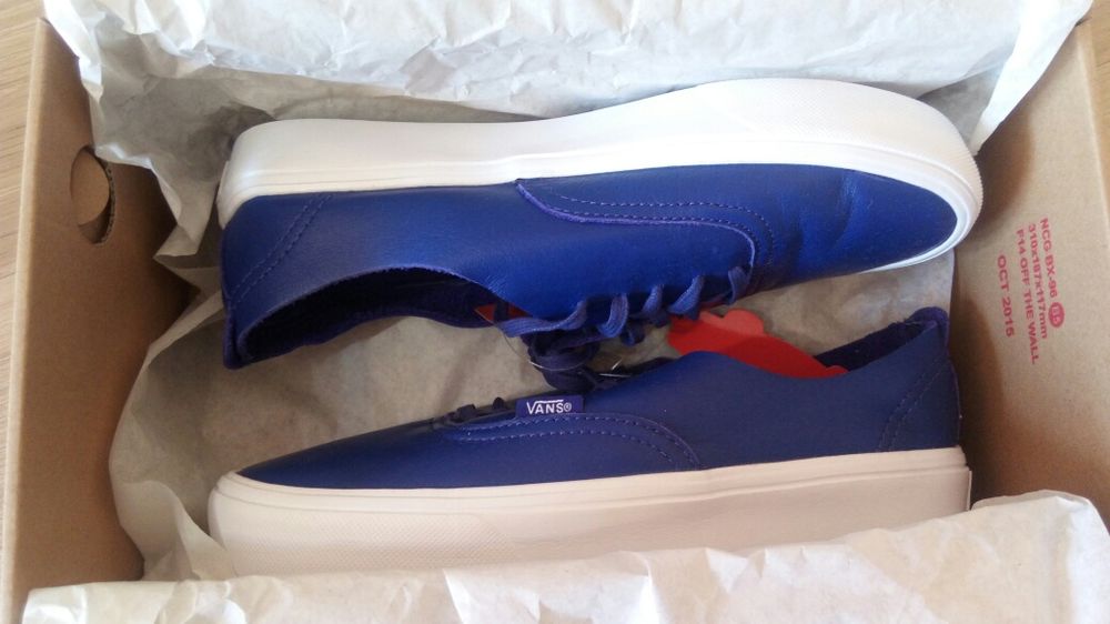 Vans Niebieskie 38,5 Oryginalne Trampki Sneakersy Buty Niskie