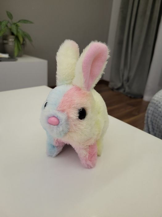 Interaktywny chodzący królik tęczowy