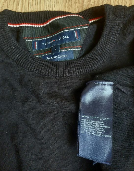 Sweter męski Tommy Hilfiger Premium Cotton r. L