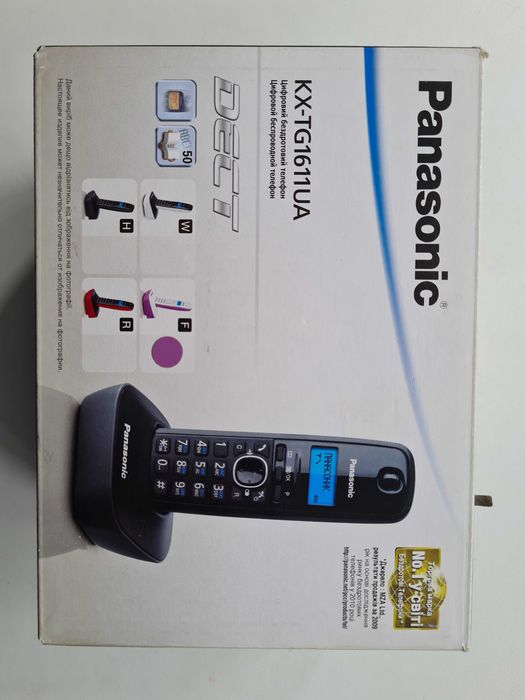 Цифровой беспроводный телефон Panasonik RX-T1611 UA