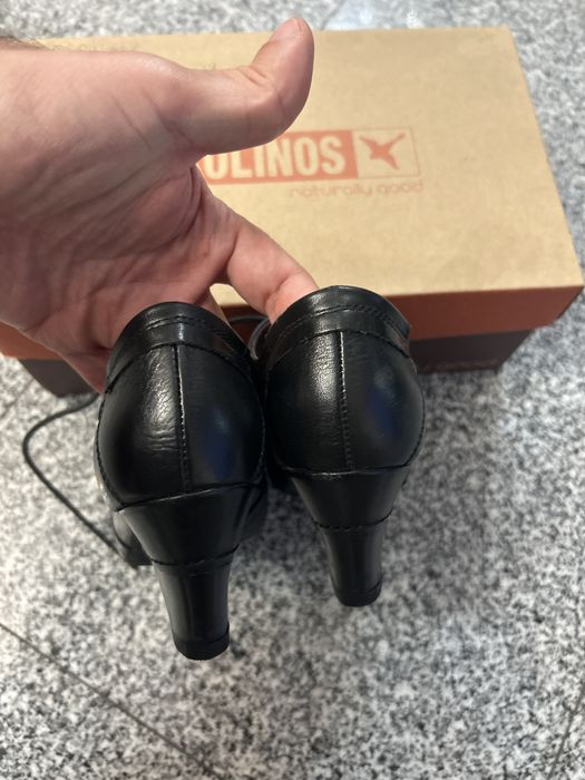 Pikolinos 35 sapatos botins tacão