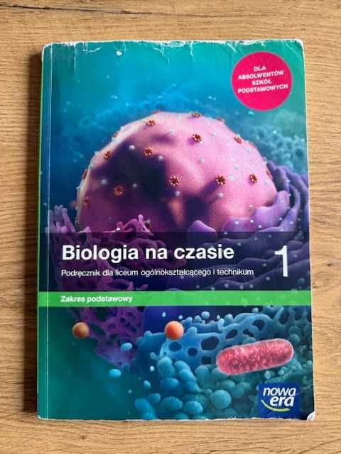 Biologia na czasie 1 + gratis Karty pracy zakres podstawowy Nowa Era