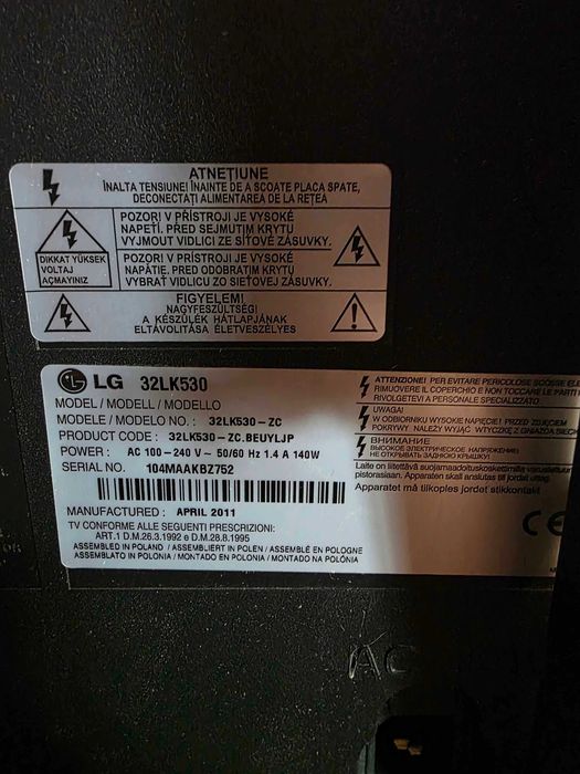 Telewizor LG 32'' 32LK530