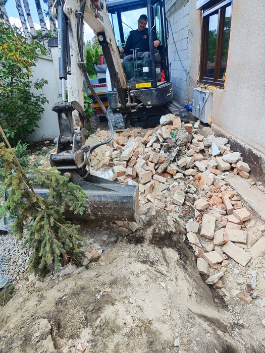 Usługi koparko ładowarką i koparką