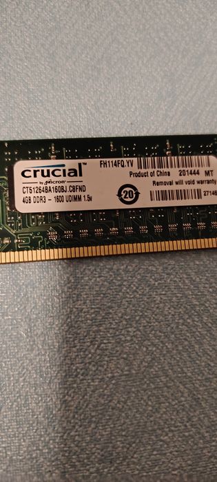 Memoria 4gb DDR3 1600