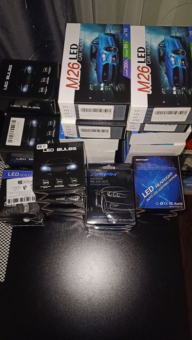 LED лампи лампочки для авто H7 H4 H1