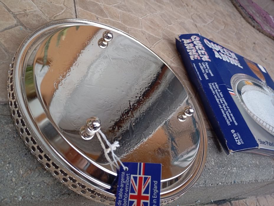 Queen Anne Bandeja Silver Plated