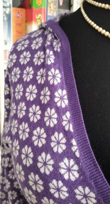 Zimowa ciepła sukienka tunika z angorą L XL 40