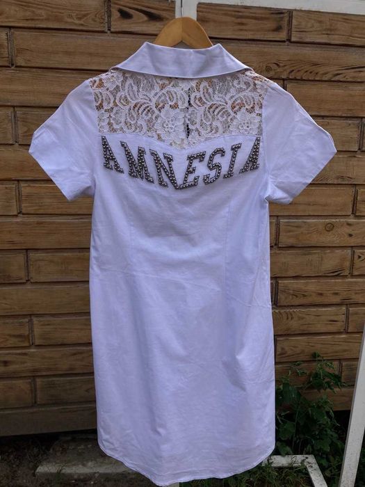 Жіноча котонова сукня-сорочка 42 розмір туреччина