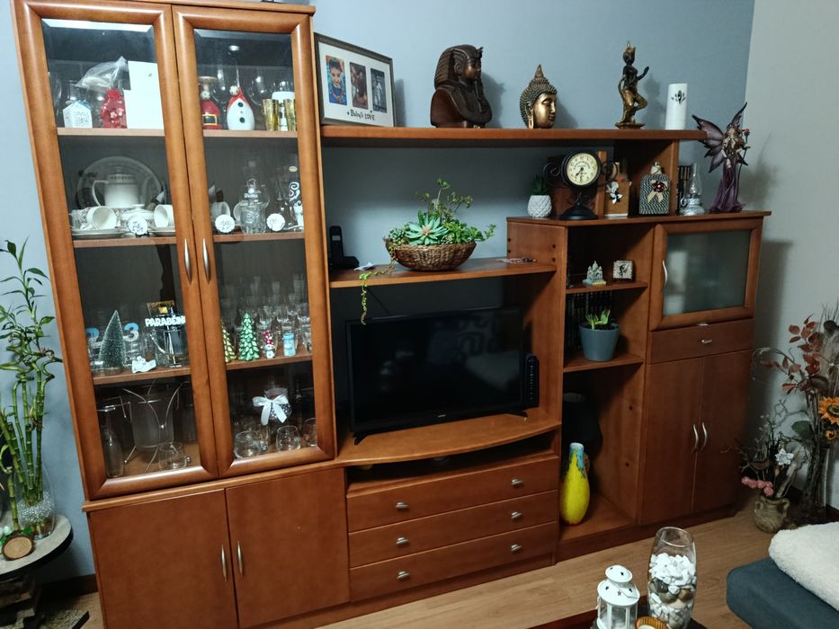 Móvel estante de sala bom estado de madeira ,sem decoração