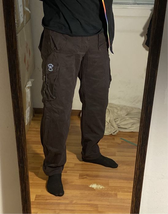 (M) CRIMINAL DAMAGE штаны карго на утяжках dickies cargo pants