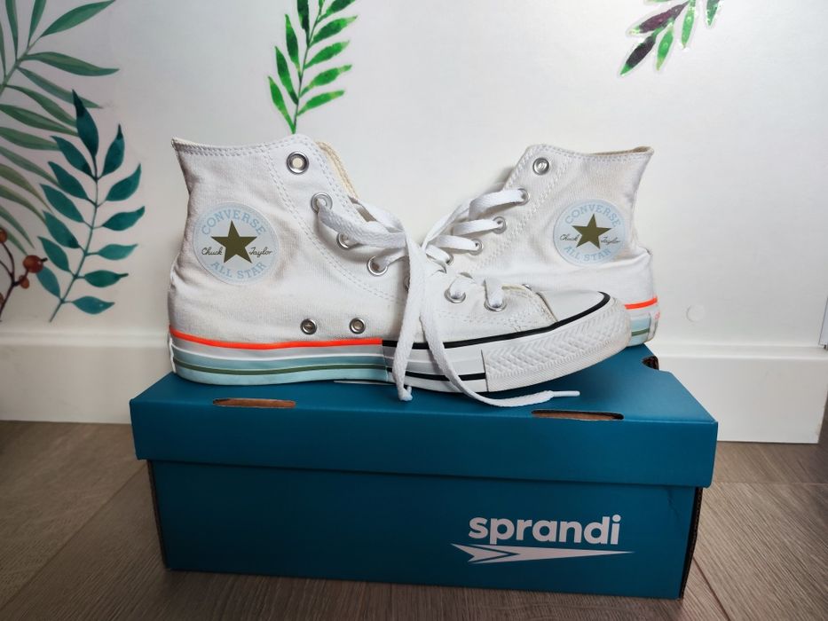Buty Trampki Converse CT All Star Hi 167751C Białe rozmiar 38 wysokie