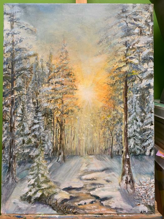 Ręcznie malowane obrazy 50x70