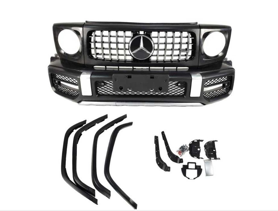 комплект обвес Mercedes G-Class W463 (2018+)  W464 бампер арки решетка