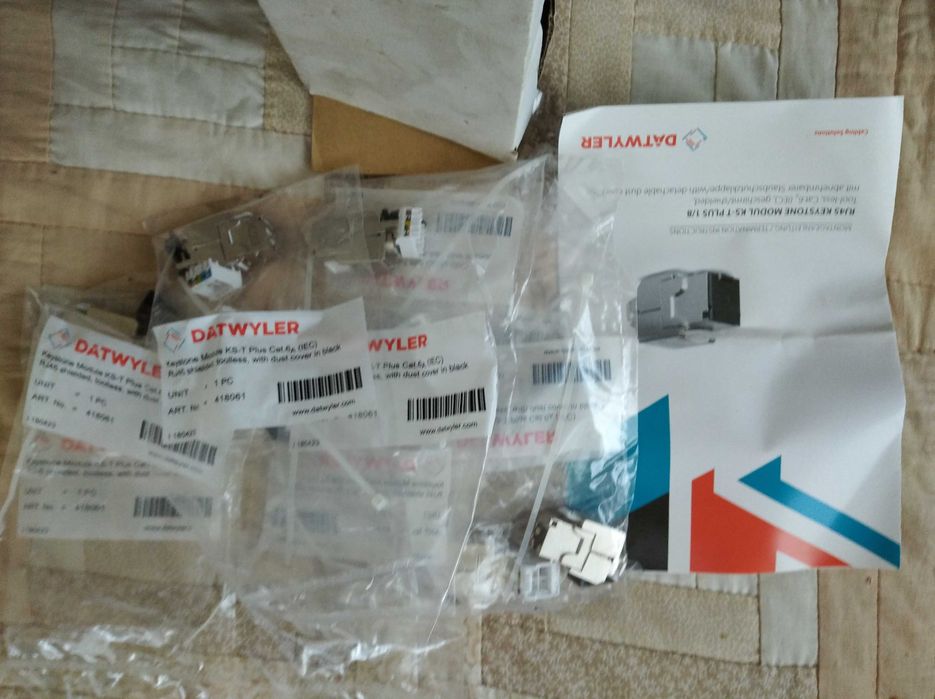 Moduł/Gniazdo Datwyler  KS-T Plus Cat6A shielded - 418061 RJ 45