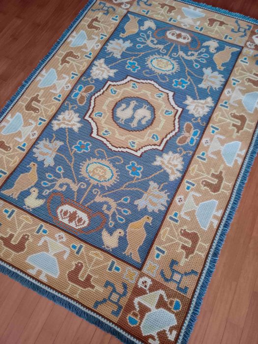 Tapete de ARRAIOLOS / handmade Arraiolos rug : 125 cm x 180 cm