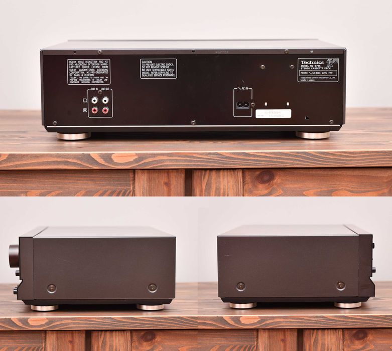 Piatto Cassette Technics RS-B665 Ricondizionato - Classe AA, HX Pro, Dolby, 1 Anno Garanzia