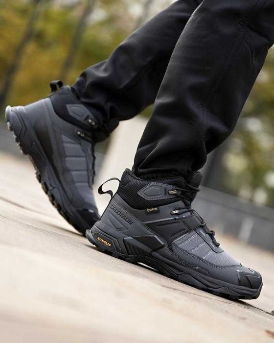 Зимові кросівки Salomon X Ultra 4 Mid хутро (41-46) Черевики чоловічі