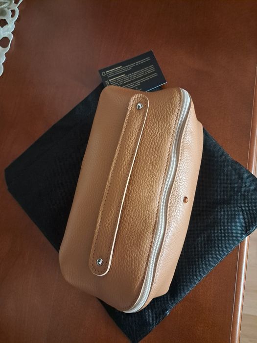 Elegancka skórzana kosmetyczka Batycki