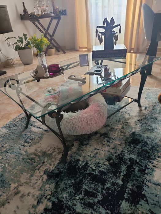 Mesa de centro em  Vidro Temperado