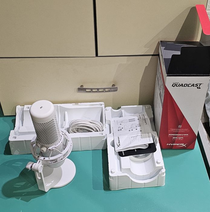 Мікрофон HyperX QuadCast S White