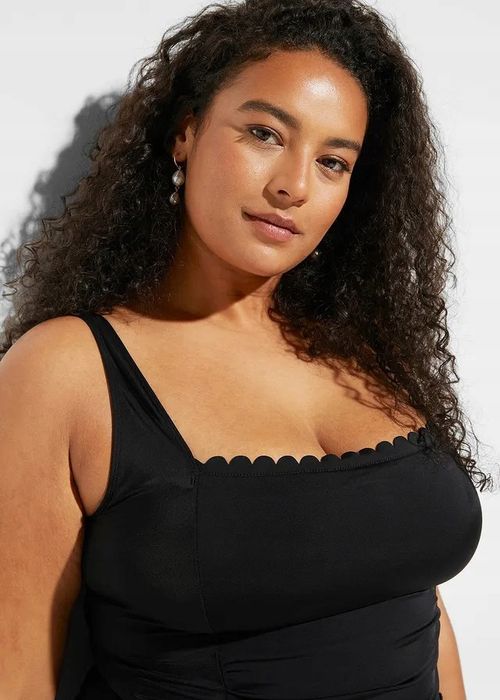 B.P.C tankini z topem bandeau czarne (2 części) 44.