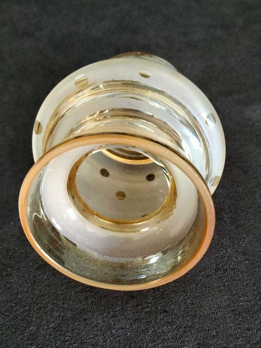 Jarra / caspot antiga em Vidro Casca de Cebola