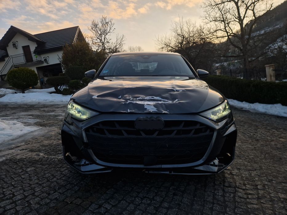 Audi A3 LIFT SLINE 06.25r. NIEMCY Uszkodzony Vat23%