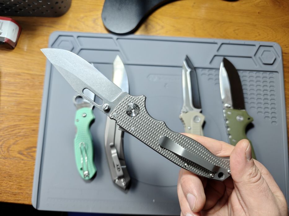 Cold steel Ad10,ad20titanium,  zt0095 titanium, Microtech