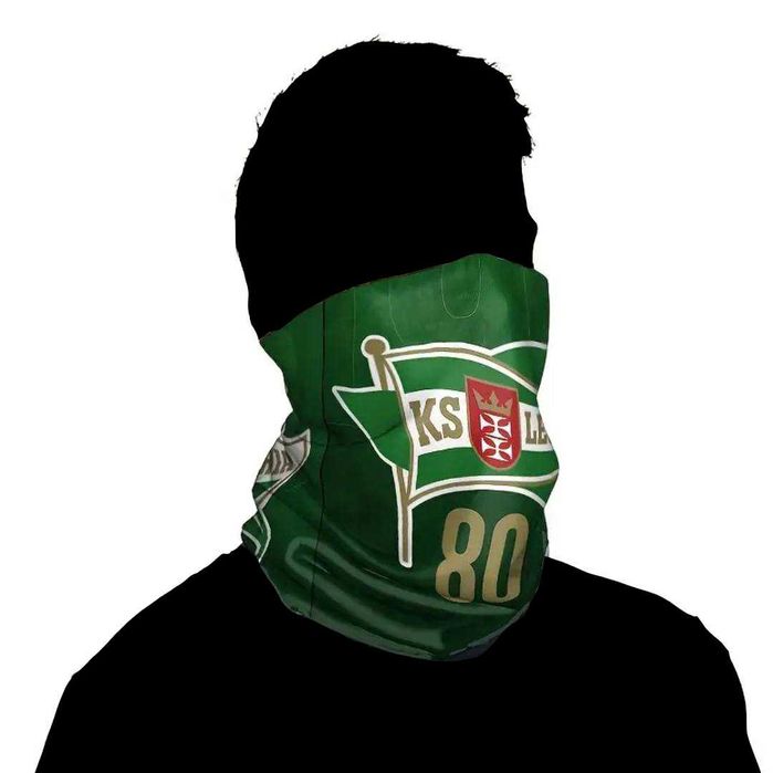 Lechia Gdańsk bandana komin kominiarka chusta ultras ekstraklasa